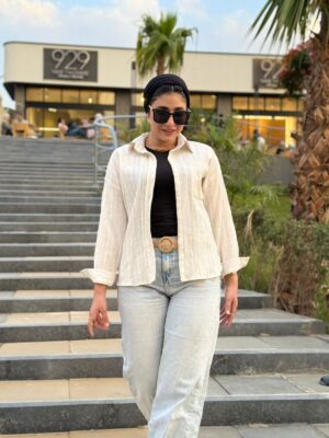 Crispy Linen Shirt – One Size