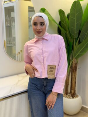 The Patch Shirt – Pink